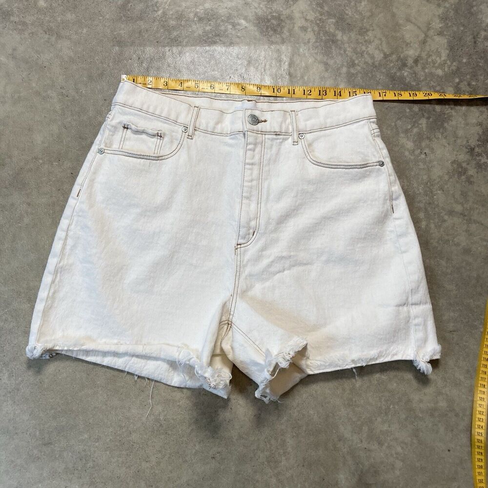 Loft Shorts Womens 12 Tan Denim Jean Cut Offs Beachy Coastal High Rise